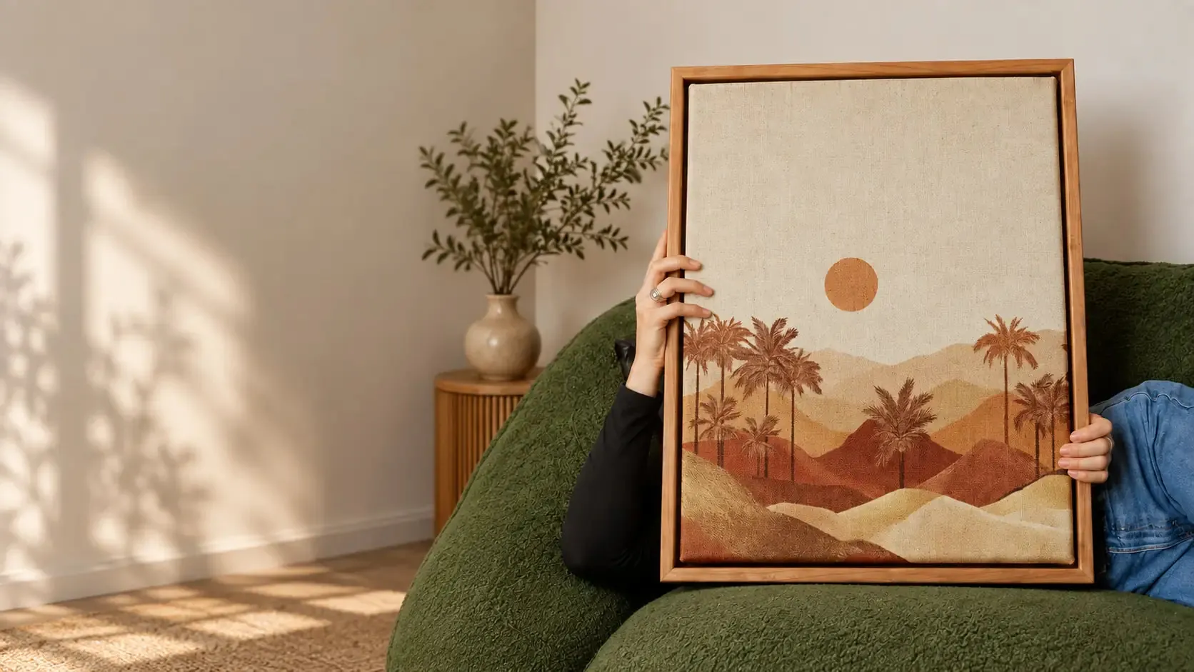 Framed canvas wall art by MARSAM