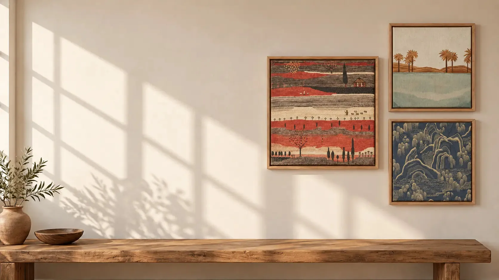 Framed canvas wall art by MARSAM